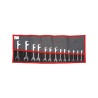 Facom 13-Piece Roll Spanner Set, Sizes 3/16 - 7/32 - 1/4 - 9/32 - 5/16 - 11/32 - 3/8 - 13/32 - 7/16 - 1/2 - 9/16 34.JU13T