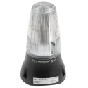 Moflash LEDA125 Series Clear Sounder-Beacon Combination, IP65, 24V DC, 90 dB Electronic LED Sounder LEDA125-01