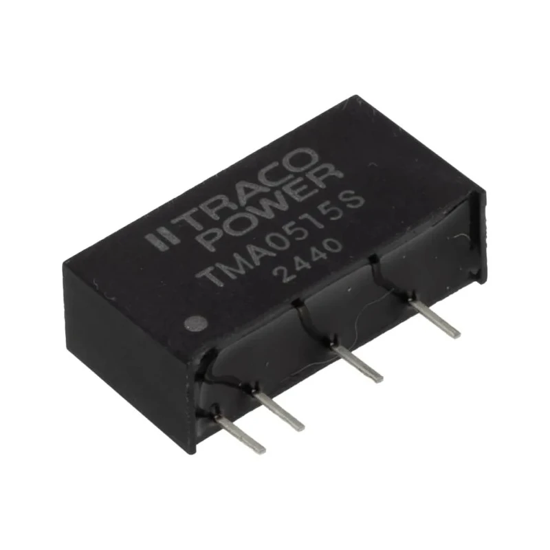 TRACOPOWER DC/DC Converter 15V dc, 67 mA Output, 4.5-5.5V Input, 1W Power, SIP Package, Through Hole Mount TMA 0515S