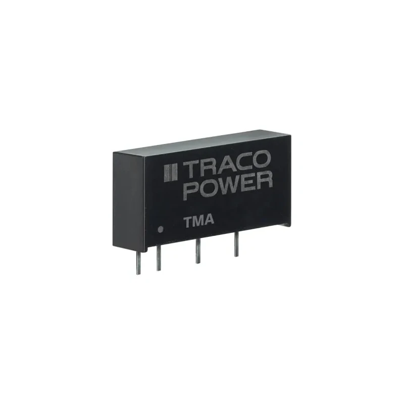 TRACOPOWER 1W Isolated DC/DC Converter 15V Output 67mA 10.8-13.2V Input Through Hole TMA 1215S