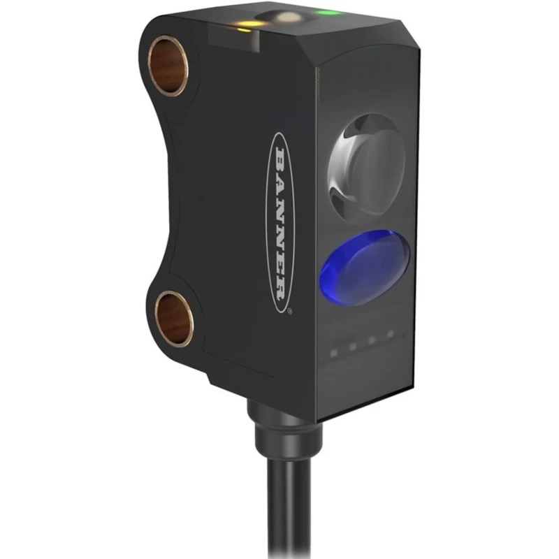 Banner Background Suppression Photoelectric Sensor, Rectangular, 2 mm to 30 mm Detection Range, PNP Output, IP67 VS8APFF30B