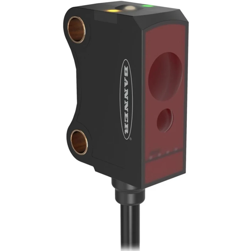 Banner Background Suppression Photoelectric Sensor Rectangular 5 mm to 70 mm Detection Range PNP Output IP67 VS8EAPAF70Q5