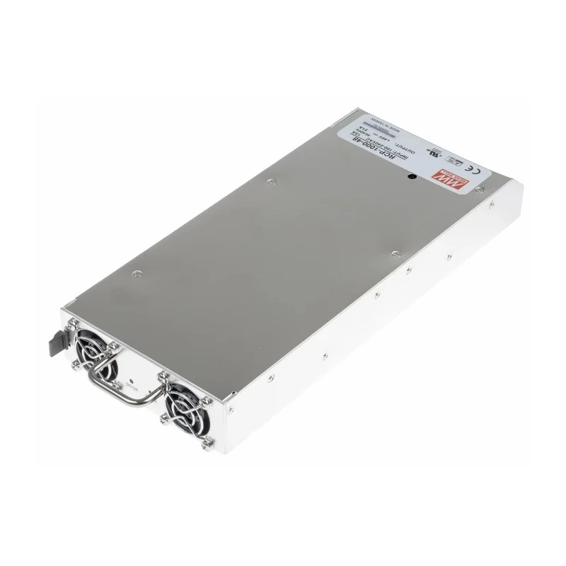 MEAN WELL Switching Power Supply Chassis Mount, 48V DC, 1kW, 21A, Universal Input, 370V DC/264V AC RCP-1000-48