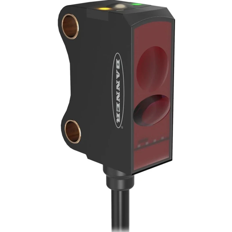 Banner Background Suppression Photoelectric Sensor Rectangular Style PNP Output 2 mm to 15 mm Detection Range VS8APFF15Q3