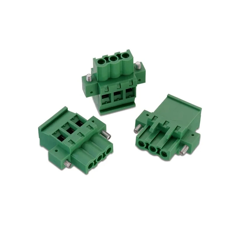 Wurth Elektronik 3455 Series Pluggable Terminal Block, 3-Contact, 5.08 mm Pitch, 1 Row, 15A, 1.6kV, Polyamide 691345510003