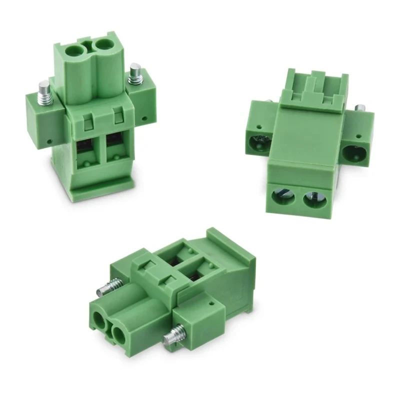 Wurth Elektronik 3457 Series Pluggable Terminal Block 7-Contact 5 mm Pitch 1 Row 15A Current 1.6kV Voltage 691345710007