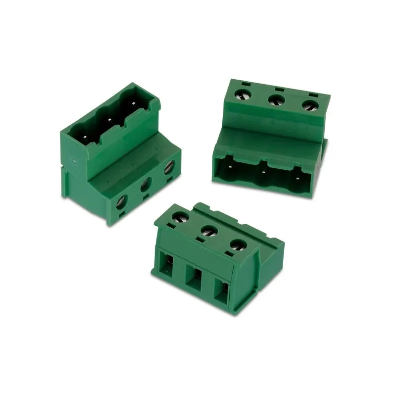 Wurth Elektronik 3484 Series Pluggable Terminal Block, 3-Contact, 7.62 mm Pitch, 1 Row, 20A Current, Polyamide 691348400003