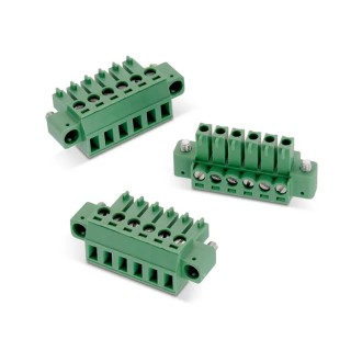 Wurth Elektronik 3643 Series Pluggable Terminal Block 6-Contact 3.81mm Pitch 1 Row 10A 1.6kV 691364300006