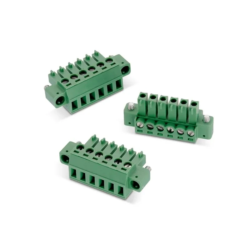 Wurth Elektronik 3643 Series Pluggable Terminal Block 6-Contact 3.81mm Pitch 1 Row 10A 1.6kV 691364300006