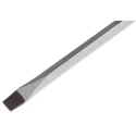 Facom Standard Slotted Screwdriver, 100 mm Blade Length, 204 mm Overall Length, Insulated Polyamide Handle, Steel ATW4X100CK