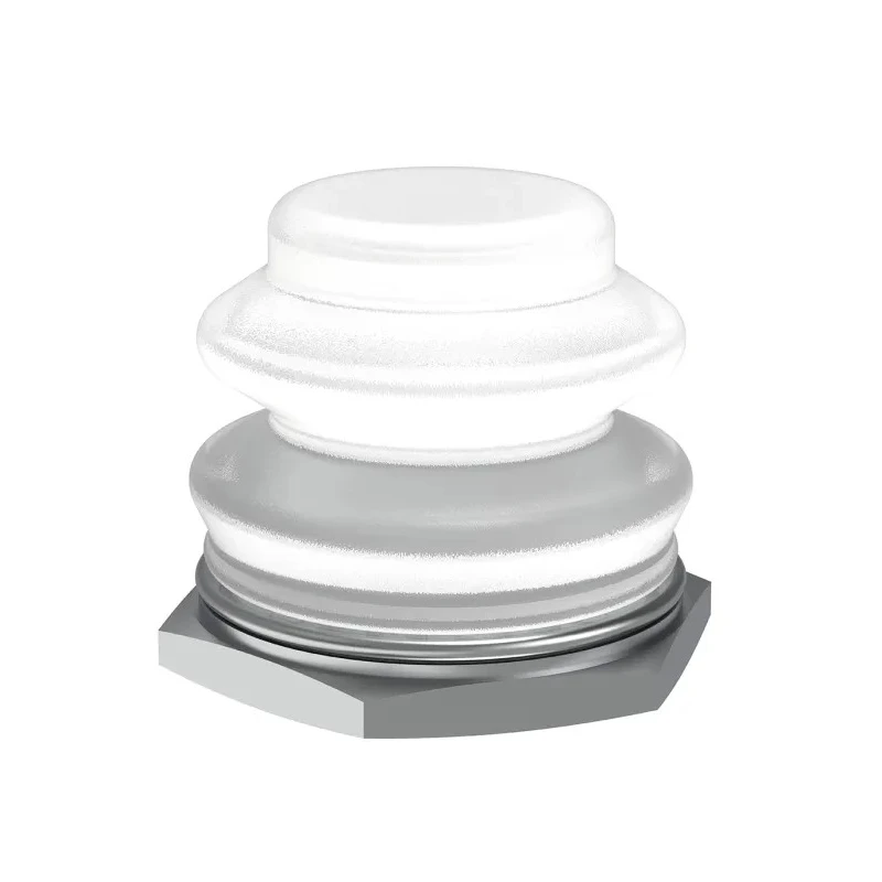 ETA Cover Accessory for Circuit Breaker 9510, M12 Thread Neck Panel Mount with Plated X200.801.08 M12 CLEAR COVER+PLATED NUT