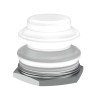ETA Cover Accessory for Circuit Breaker 9510, M12 Thread Neck Panel Mount with Plated X200.801.08 M12 CLEAR COVER+PLATED NUT