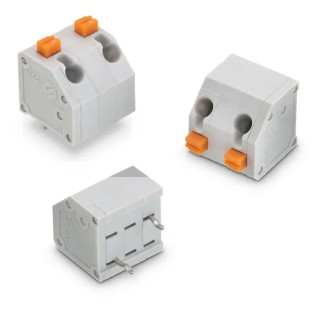 Wurth Elektronik 4124M Series PCB Terminal Block, 3-Contact, 7.62 mm Pitch, Through Hole Mount, Grey, 750V ac 691412420003M