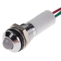 RS PRO Panel Mount Indicator 8 mm Lead Wire Termination United Kingdom 723-9466