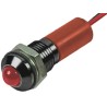 RS PRO Red Panel Mount Indicator 2V DC 20mA Lead Wire Termination IP67 Prominent Bezel 723-9390