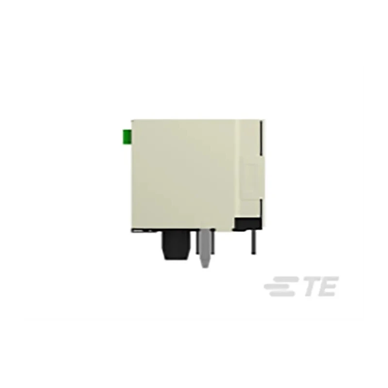 TE Connectivity RJ45 Connector Male Board Mount Cat5 Shielded Right Angle 2 Port 8 Way RJ45
