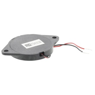RS PRO 90 dB Panel Mount Square Wave External 4 mm Piezo Buzzer Component 34 mm 724-3156