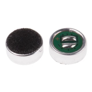RS PRO Omni-Directional Surface Mount Electret Condenser Microphone 6 mm Diameter -40dB 724-3128