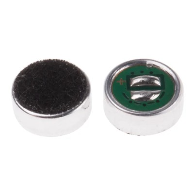 RS PRO Omni-Directional Surface Mount Electret Condenser Microphone 6 mm Diameter -40dB 724-3128