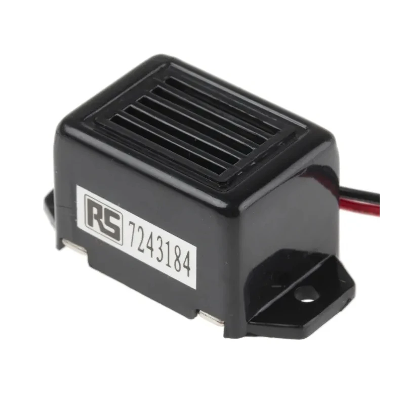 RS PRO 75 dB Flange Continuous Internal Magnetic Buzzer Component 9V dc to 15V dc 33.5mm x 15.5mm 724-3184