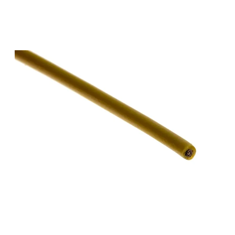 Lapp OLFLEX HEAT 180 SiF Series Yellow 1 mm² Hook Up Wire, 19 x 0.25 mm, 100 m, Silicone Rubber 50005