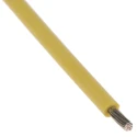 TE Connectivity Lapp OLFLEX HEAT 180 SiF Series Yellow 1.5 mm² Hook Up Wire, 19 x 0.25 mm, 100 m, Silicone Rubber 51005