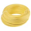 TE Connectivity Lapp OLFLEX HEAT 180 SiF Series Yellow 1.5 mm² Hook Up Wire, 19 x 0.25 mm, 100 m, Silicone Rubber 51005