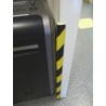 RS PRO Black, Yellow Angled Corner Impact Protector 750 mm Length x 30 mm Width x 8 mm Thickness 724-9788