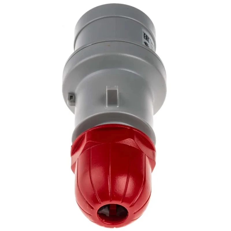 Scame IP44 Red Cable Mount 3P+PE Straight Industrial Power Connector 16A 415V 