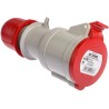 Scame Industrial Power Connector 32A 415V IP44 Red Cable Mount IP44