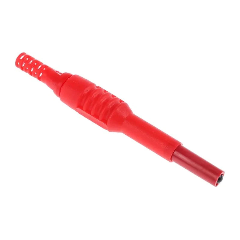 RS PRO Black and Red Male 4 mm Banana Plug Connector, Solder Termination, 1000V, 10A, Nickel Plating 191-7887