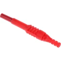 RS PRO Black and Red Male 4 mm Banana Plug Connector, Solder Termination, 1000V, 10A, Nickel Plating 191-7887