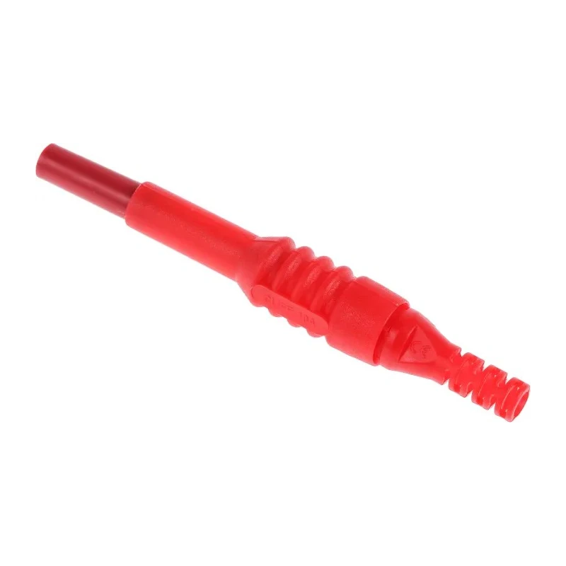RS PRO Black and Red Male 4 mm Banana Plug Connector, Solder Termination, 1000V, 10A, Nickel Plating 191-7887