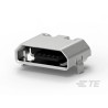 TE Connectivity Right Angle Surface Mount Female 1-Port Micro USB USB 2.0 Connector 1932788-1