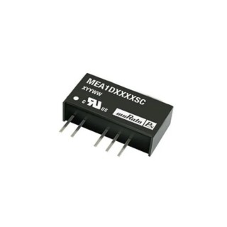 Murata Power Solutions DC/DC Converter MEA1 12V DC Output 42mA, 16.5V DC Input, 1W SIP7 Through Hole Package 