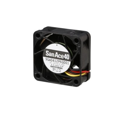 Sanyo Denki San Ace 9GA Series Axial Fan 24V DC 1.92W 12400 RPM 19.9 m³/h IP68 40mm x 40mm x 20mm 
