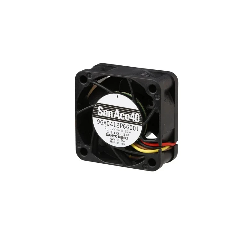 Sanyo Denki San Ace 9GA Series Axial Fan 24V DC 1.92W 12400 RPM 19.9 m³/h IP68 40mm x 40mm x 20mm 