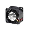 Sanyo Denki 109P Series Axial Fan, 24V DC, 4.32W Power Consumption, 16.2 CFM Airflow, 6300 RPM, IP68 Protection 109P0424J3013