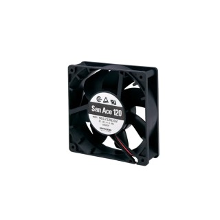 Sanyo Denki 9G Series Axial Fan, 24V DC, 168.2 m³/h Airflow, 5.28W Power, 220 mA Max Current, IP68, 119 mm x 119 mm x 38 mm 
