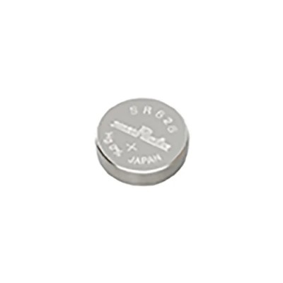 Murata Silver Oxide Button Battery 1.55 V, 6.8 mm Diameter, 28 mAh Capacity 97384161 SR626/8MR1WW