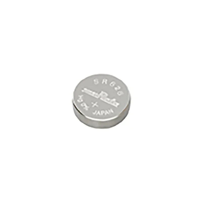 Murata Silver Oxide Button Battery 1.55 V, 6.8 mm Diameter, 28 mAh Capacity 97384161 SR626/8MR1WW