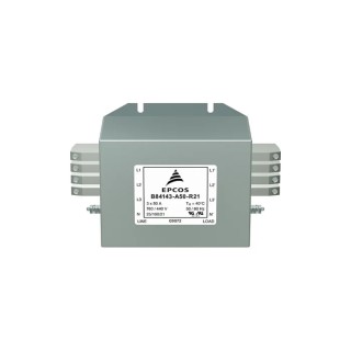 TDK High Insertion Loss 50 A 760V AC Terminal Block 3 Phase EMC Filter B84143A0050R021