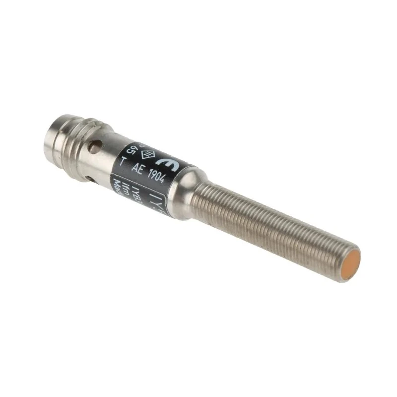 ifm electronic Threaded Barrel Inductive Proximity Sensor M5 x 0.5, PNP Output, 36 V DC, 100 mA IY5036