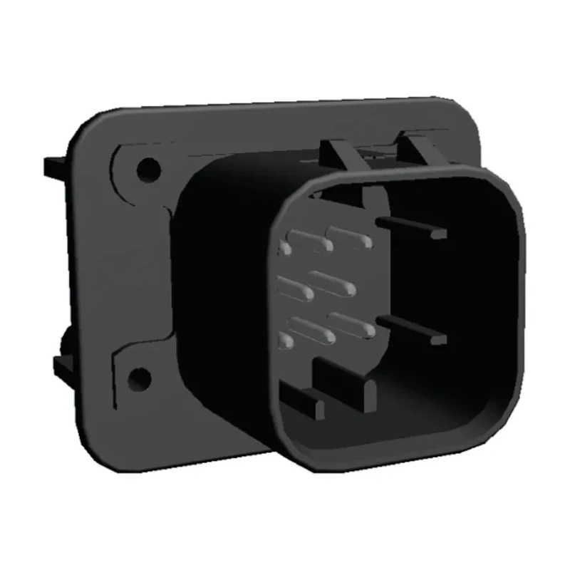 TE Connectivity Ampseal Automotive Connector Male Black Panel Mount 8 Way Solder Termination 776275-1