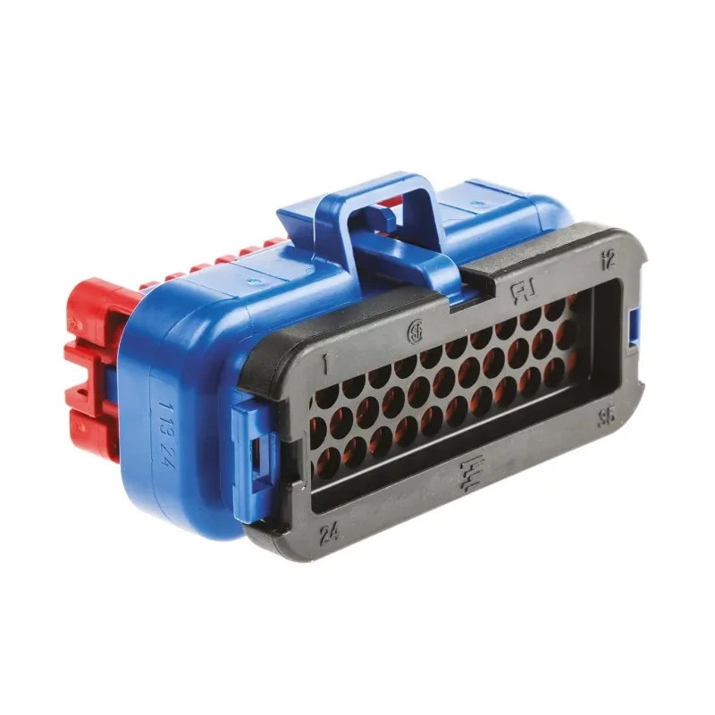 TE Connectivity Ampseal Automotive Connector Male Blue Cable 35 Way Crimp Termination 776164-5