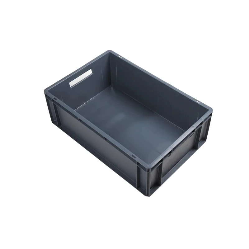 RS PRO 40L Grey Polypropylene Euro Container, Stackable Storage Box 200mm x 400mm x 600mm 725-9161