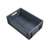RS PRO 40L Grey Polypropylene Euro Container, Stackable Storage Box 200mm x 400mm x 600mm 725-9161