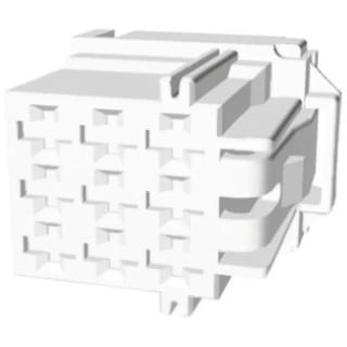 TE Connectivity AMP MCP 2.8 Automotive Connector Female Natural Cable 9 Way Crimp Termination 7-968971-1