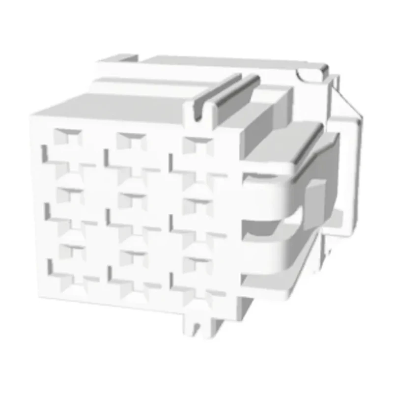 TE Connectivity AMP MCP 2.8 Automotive Connector Female Natural Cable 9 Way Crimp Termination 7-968971-1