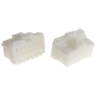 TE Connectivity AMP MCP 2.8 Automotive Connector Female Natural Cable 21 Way Crimp Termination 7-968975-1